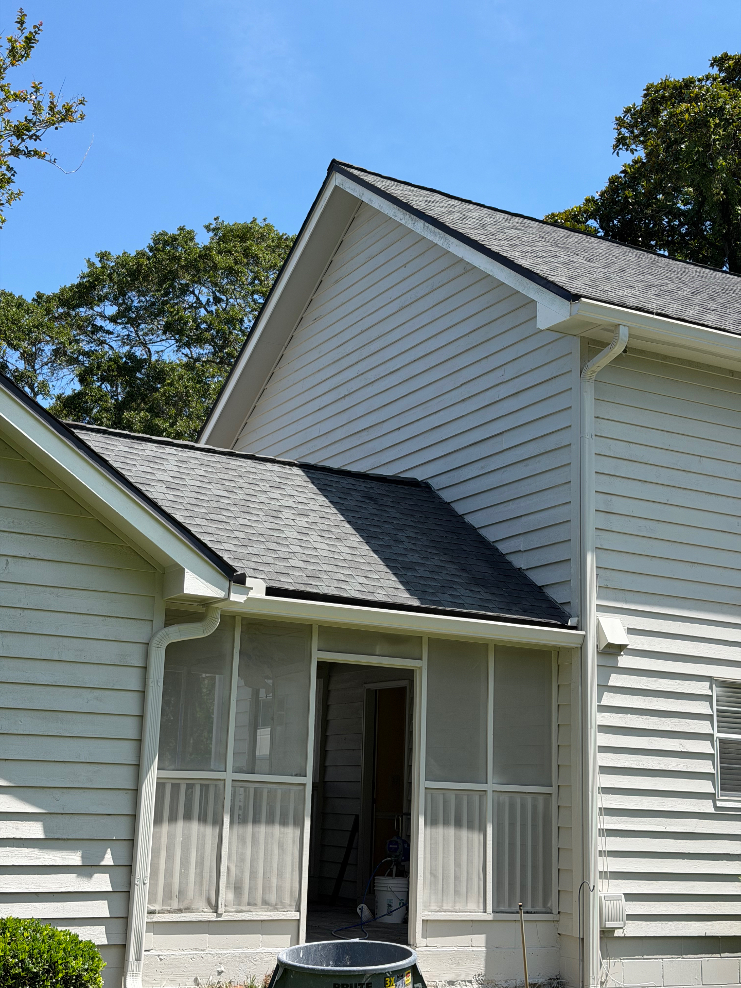 Gable Siding Replacement & Repaint after